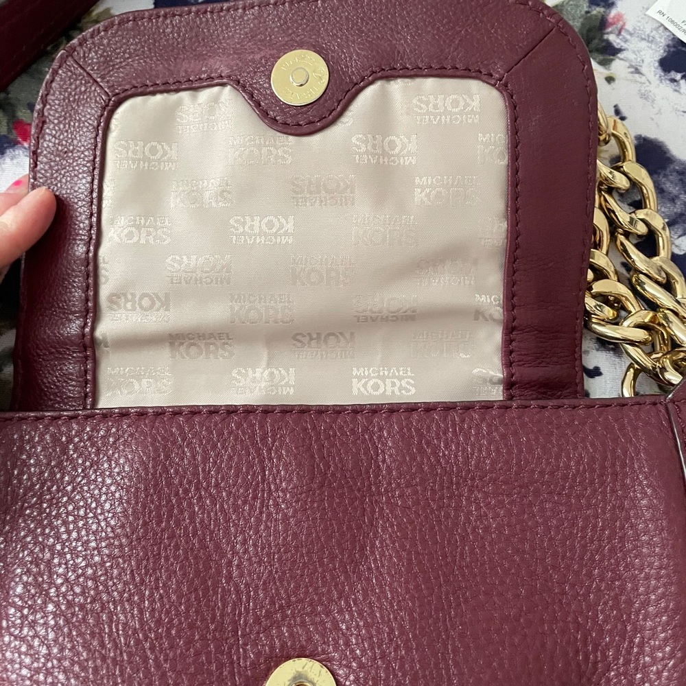 Michael Kors Purse - Cranberry Color - Picture 4 of 6